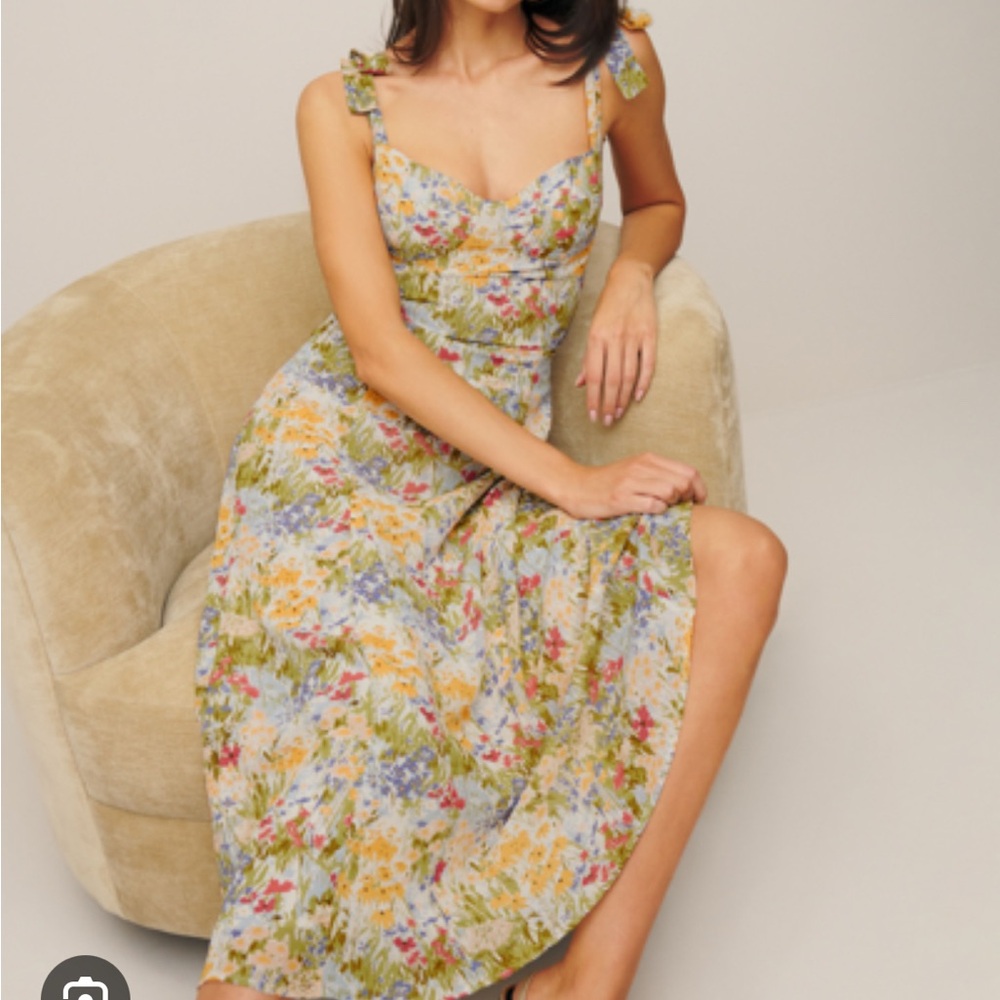 Reformation Floral Maxi Dress - Multicolor